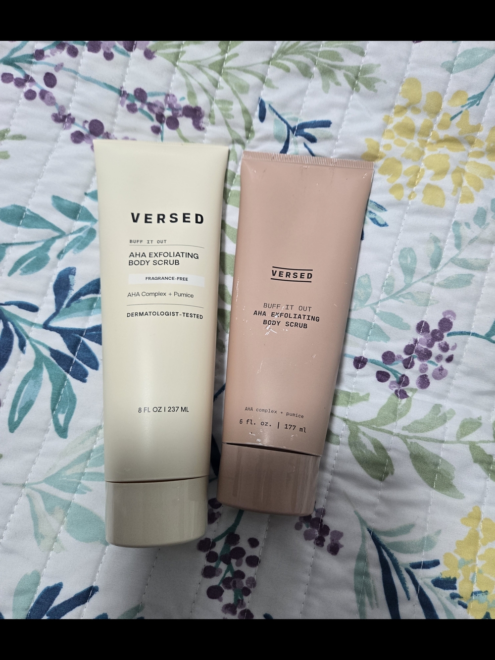 2× NEW Versed Buff It Out AHA Exfoliating Body Scrub
